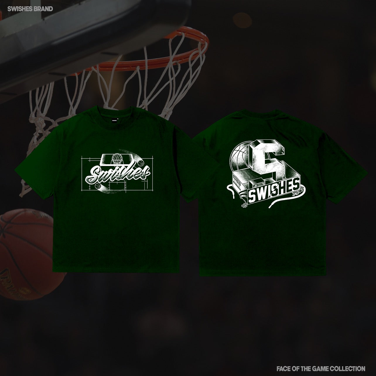 Hoops & Dreams "Moss Green Tee"