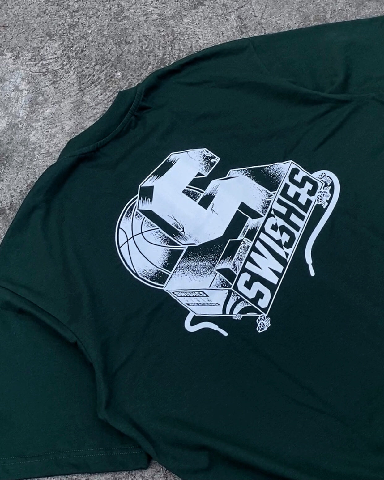 Hoops & Dreams "Moss Green Tee"