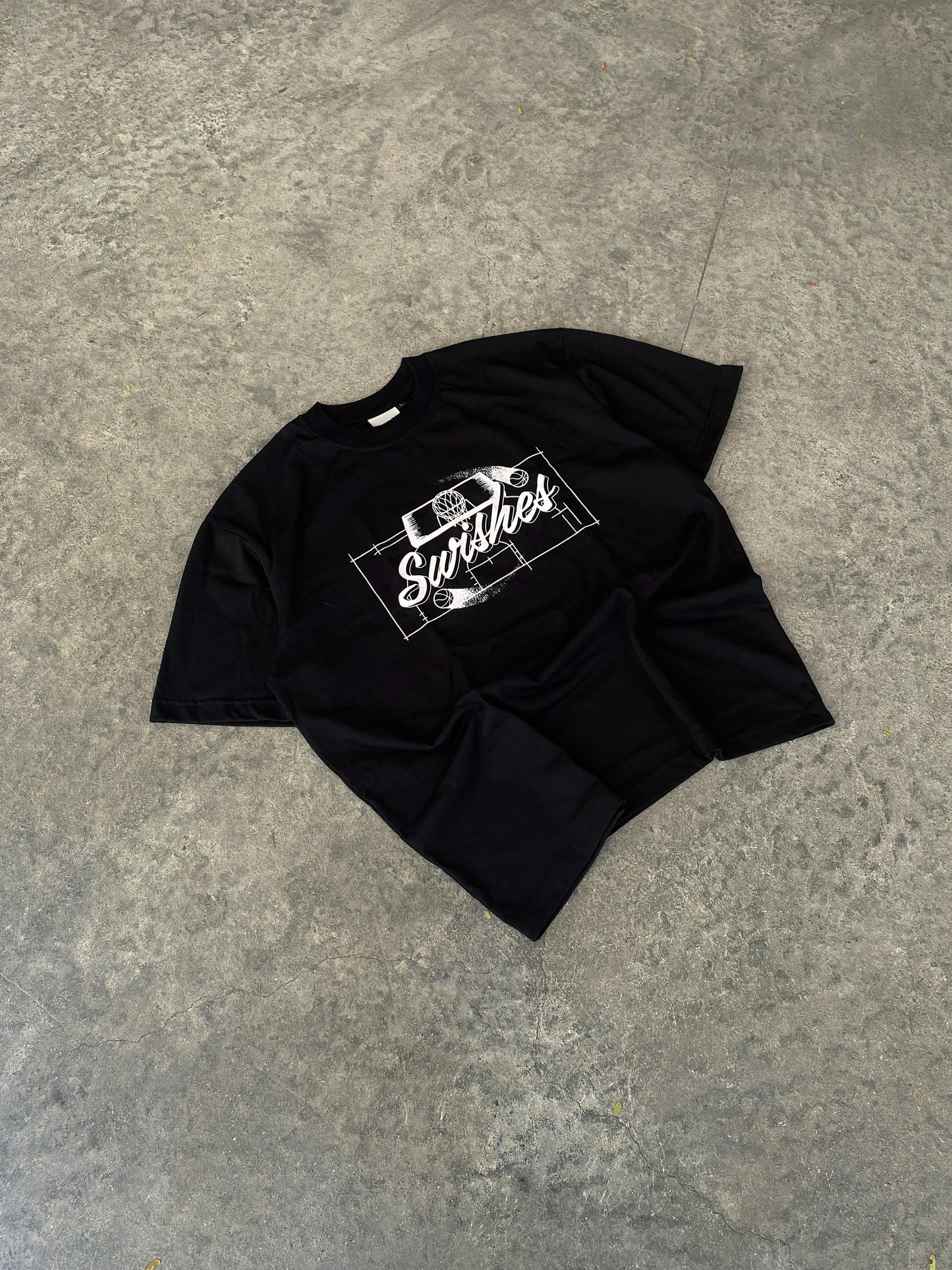 Hoops & Dreams "Black Tee"